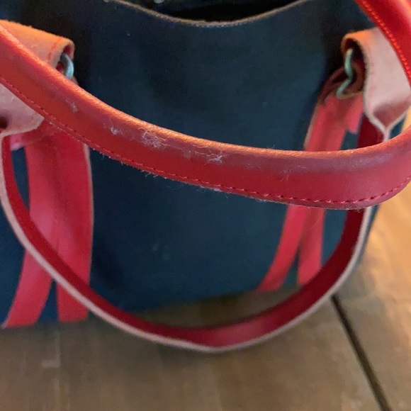 Vintage Jack Gomme Paris canvas leather tote bag - Picture 12 of 12